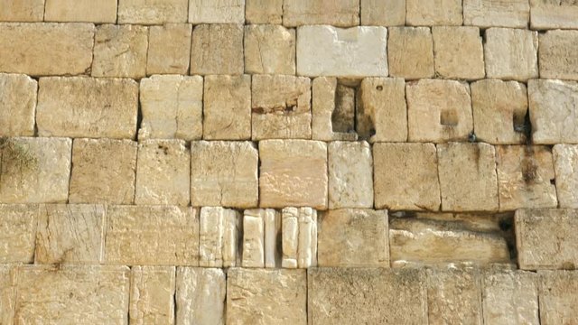 View of Western wall in Jerusalem. Israel