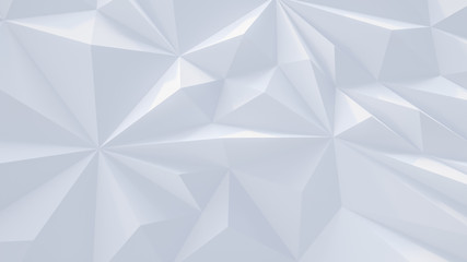 White backround. Abstract Illustration. Parametric Low poly triangle