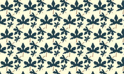 Autumn leaves pattern background