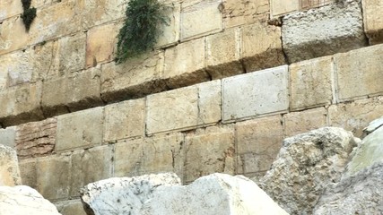 The ruins of the Second Temple, discovered during excavations near the Western Wall of the Temple Mount in Jerusalem