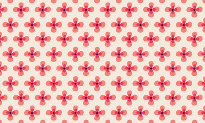 Cute flowers floral pattern background 