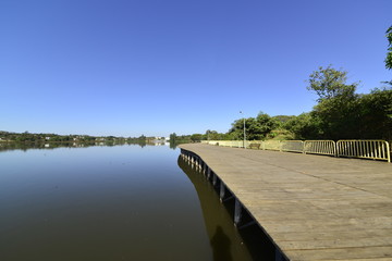 A beautiful view of Deck Sul Park in Brasilia, Brazil