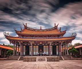 Naklejka premium Dalongdong Baoan Temple