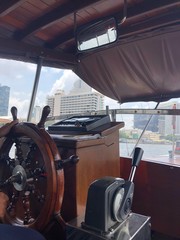 cockpit of boat