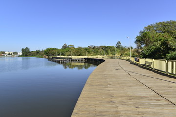 A beautiful view of Deck Sul Park in Brasilia, Brazil