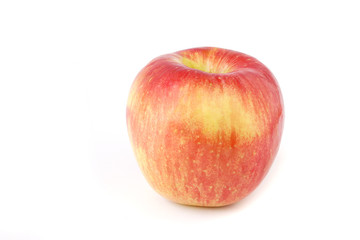 Red apple isolated on white background
