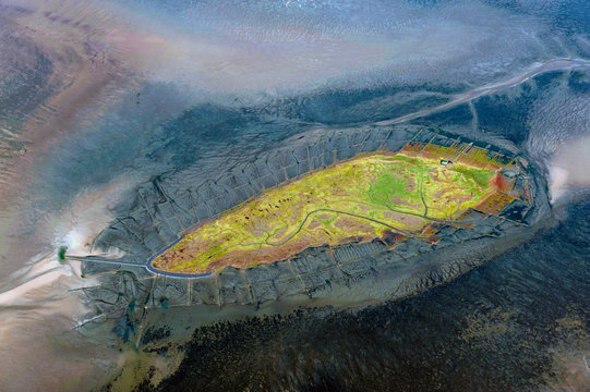 Hallig Norderoog im Friesischen Wattenmeer