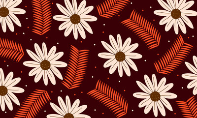 Abstract flower floral pattern background 