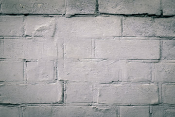 texture background white old brick wall closeup