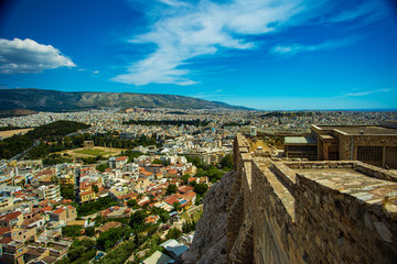 Fototapeta na wymiar Athenian landscape