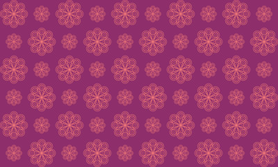 Simple Flower pattern background