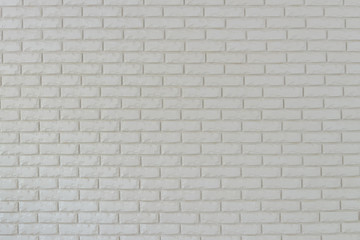 Modern white brick wall texture for background