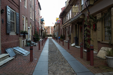 Elfreth's Alley In Philadelphia January 2019