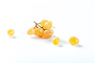 Bunch of grape on a white background