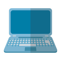 Isolated laptop vector design