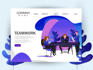 web page design templates for business, finance and marketing. Modern vector illustration concepts for website