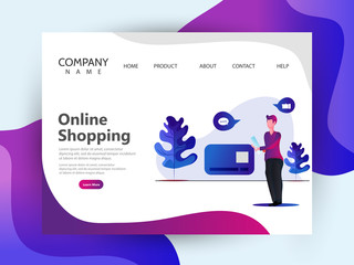 web page design templates for business, finance and marketing. Modern vector illustration concepts for website