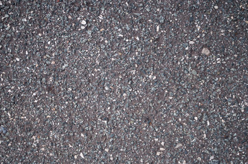 The texture of the surface of the old asphalt coating.