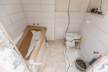 Renovation of a bathroom Before