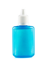 Plastic Container For Eye Drop Isolated On White Background