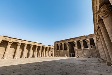 Horus Temple in Edfu, one of the best preserved temples in Egypt