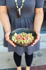 Poke Bowl with Spicy Tuna