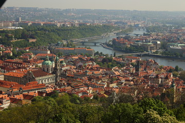 panoramic view of the old city