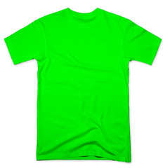 blank neon green tee shirt