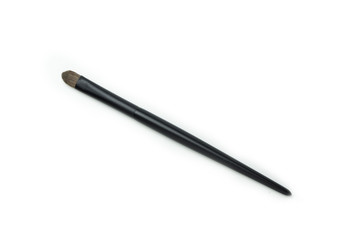makeup eye shadow brush on white back ground 