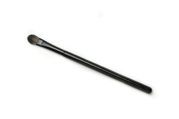 makeup eye shadow brush on white back ground 