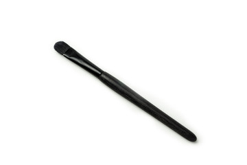 makeup eye shadow brush on white back ground 