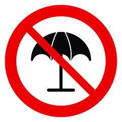No sun lounge vector. Not allow  sunbathe sign. Stop beach relax. The red circle prohibiting sing 