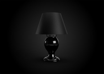 Bedside Lamp Antique Style Design 3D Render