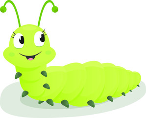 Cute fun caterpillar