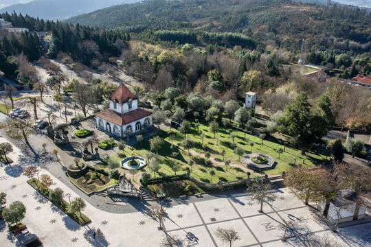  View From Top of Sanctuary of Our Lady of Sameiro, Braga, Portugal
