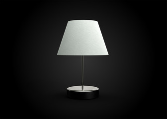 Bedside Lamp Antique Style Design 3D Render