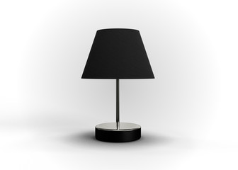 Bedside Lamp Antique Style Design 3D Render