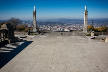 Overlooking Braga, Portugal From Sanctuary of Our Lady of Sameiro