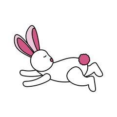 Isolated rabbit cartoon vector design