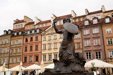 Fuente en la plaza de Varsovia.