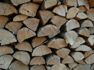 Fototapeta premium stack of firewood