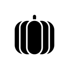 Pumpkin icon vector, pumpkin sign