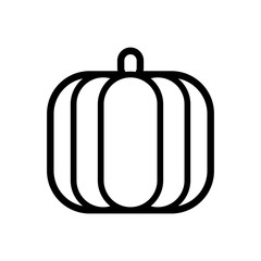 Pumpkin icon vector, pumpkin sign