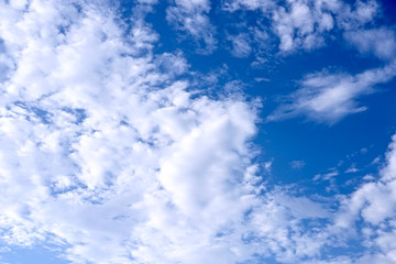 Fototapeta premium Beautiful cloud and blue sky 