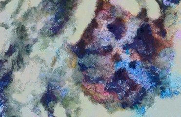 Abstract painting oil background texture.