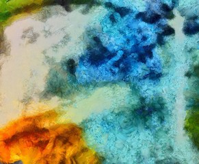 Abstract painting oil background texture.