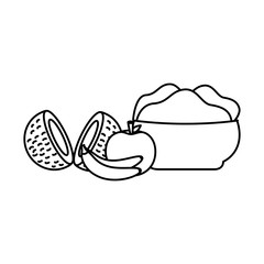 Food of onam celebration design