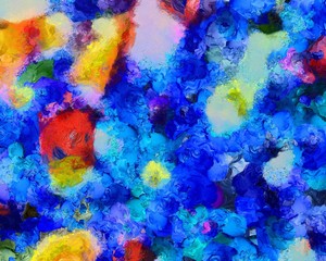 Multicolor brush strokes in oil structure. Grunge fine art mixed media texture. Artistic detailed background. Interesting designed pattern. Prints backdrop.