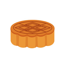 Isolated mooncake vector design