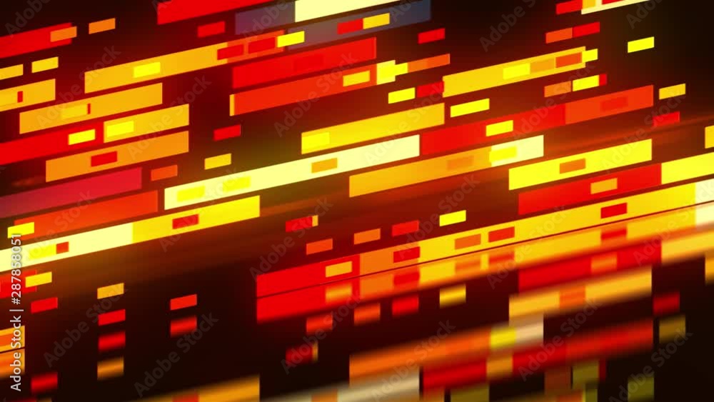 Poster abstract technology with many rectangles background, surface with reflection, 3d render backdrop, co